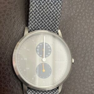 Skagen Silver Dial with Gray Strap Men's Watch